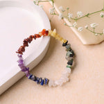Load image into Gallery viewer, 7 Chakra Chips Bracelet
