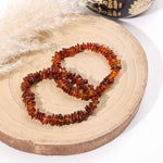 Load image into Gallery viewer, Amber Chips Stone Bracelet
