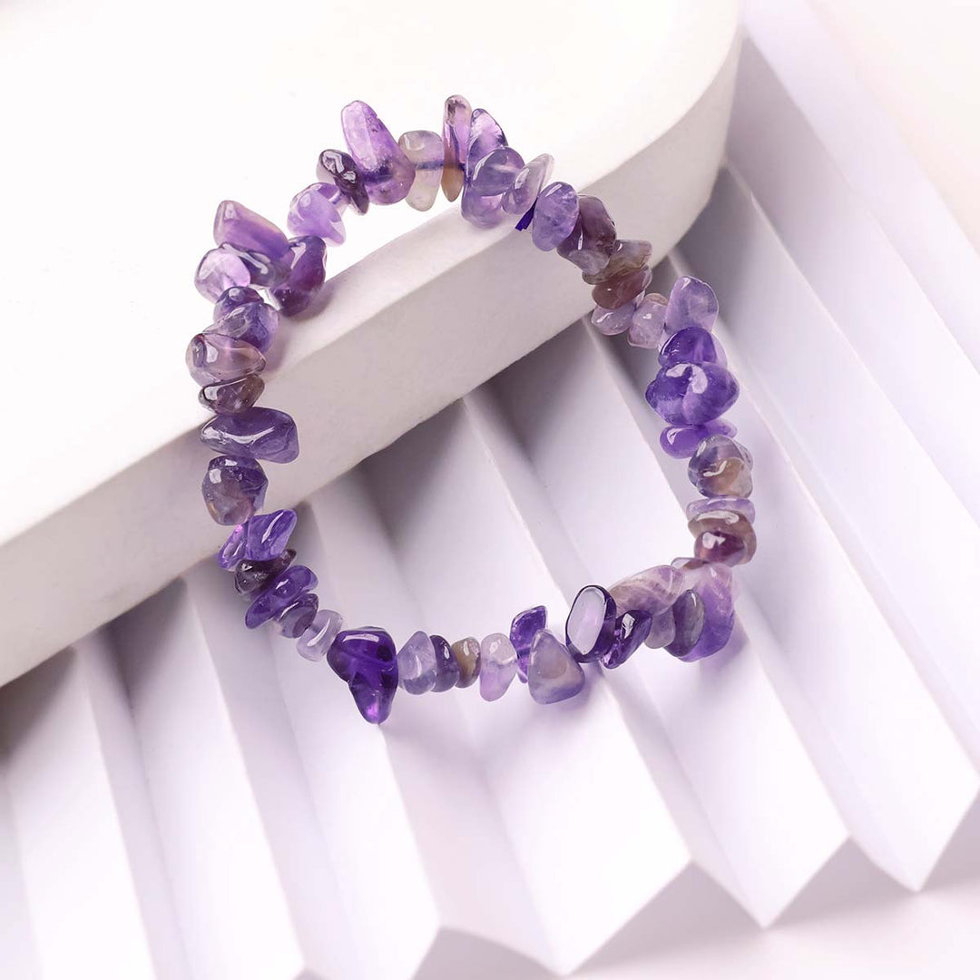 Amethyst Chips Bracelet