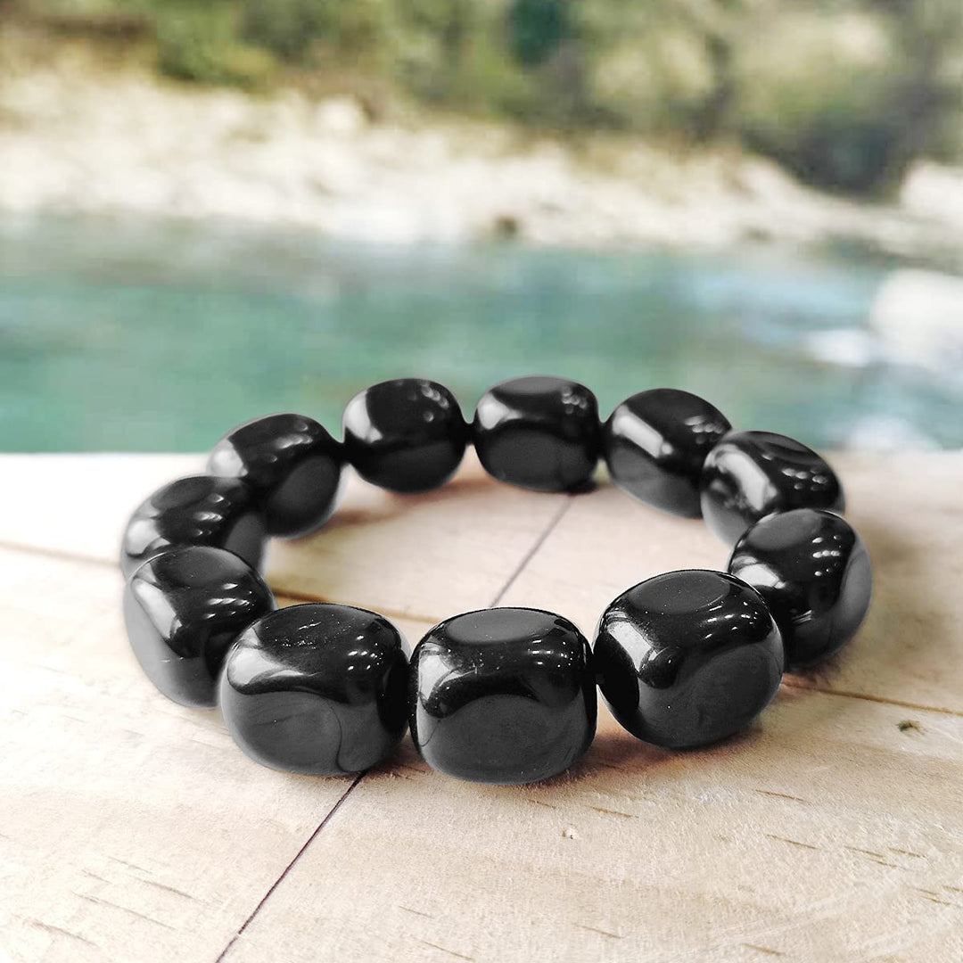 Black Onyx Tumble Bracelet