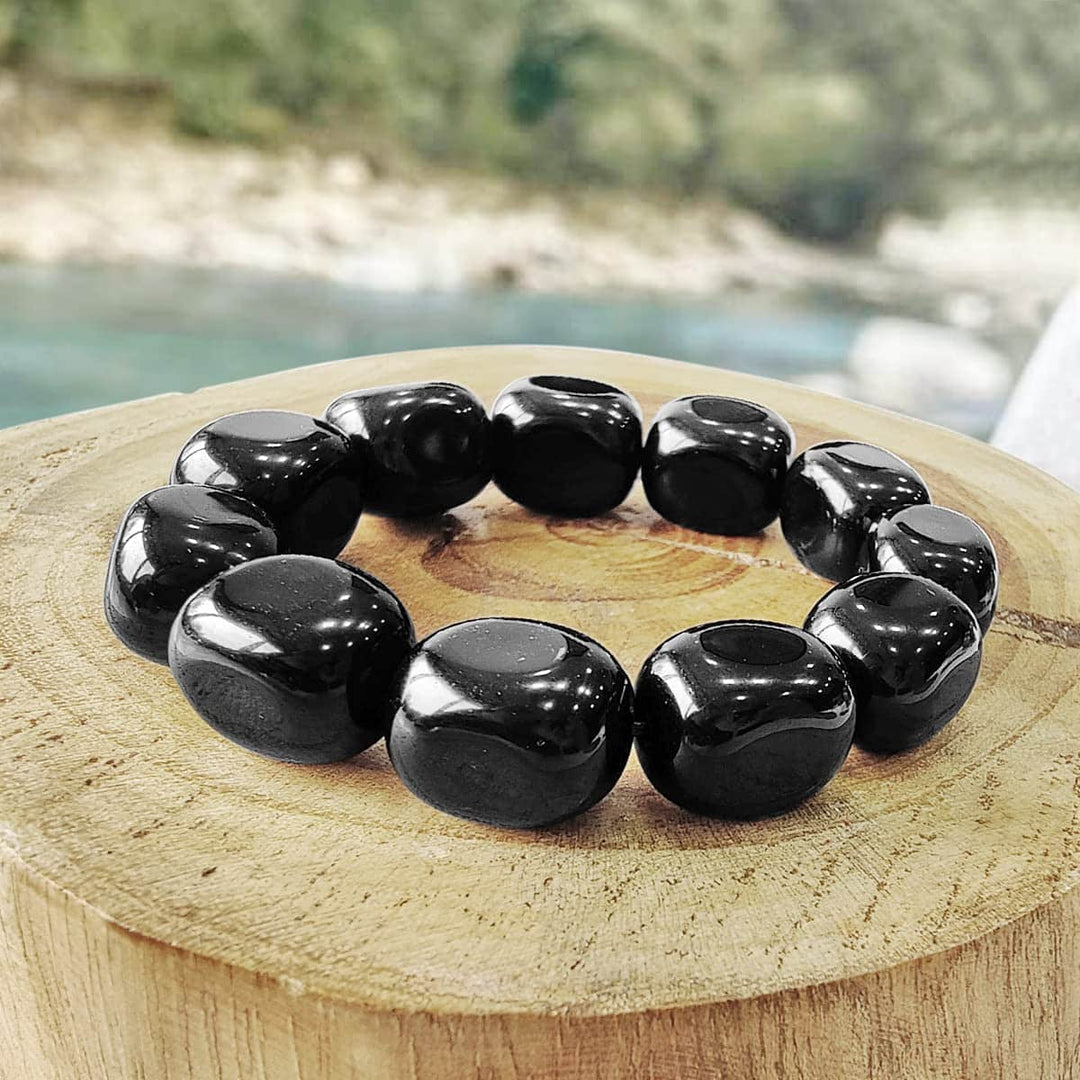 Black Onyx Tumble Bracelet