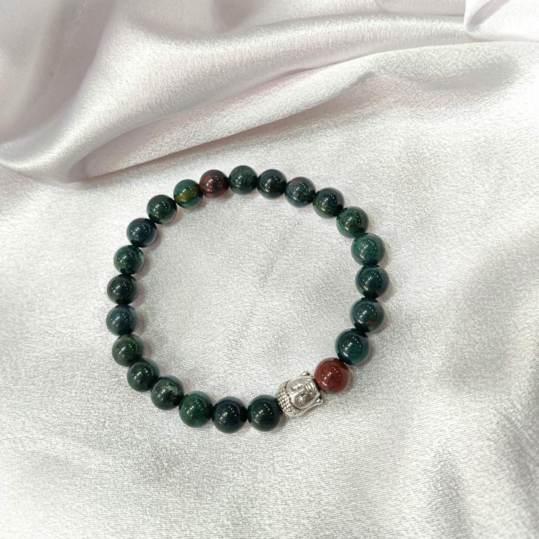 BloodStone Buddha Bracelet