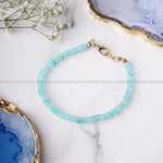 Load image into Gallery viewer, Blue Apatite Faceted Bati Beads Bracelet

