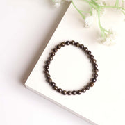 Bronzite Round Beads Bracelet