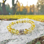 Load image into Gallery viewer, Citrine Buddha Bracelet
