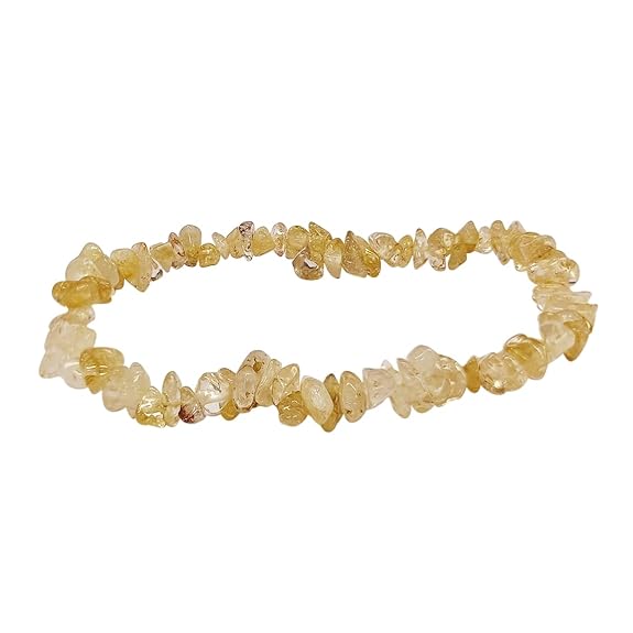 Citrine Chips Elastic Bracelet