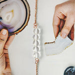 Load image into Gallery viewer, Five Beads Chain Bracelet
