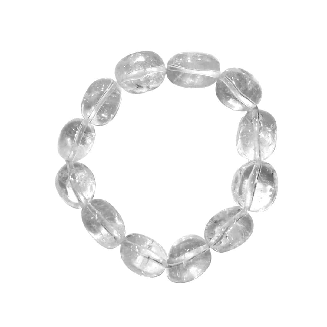 Clear Quartz Tumble Bracelet