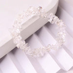 Load image into Gallery viewer, Clear Quartz Chips Bracelet
