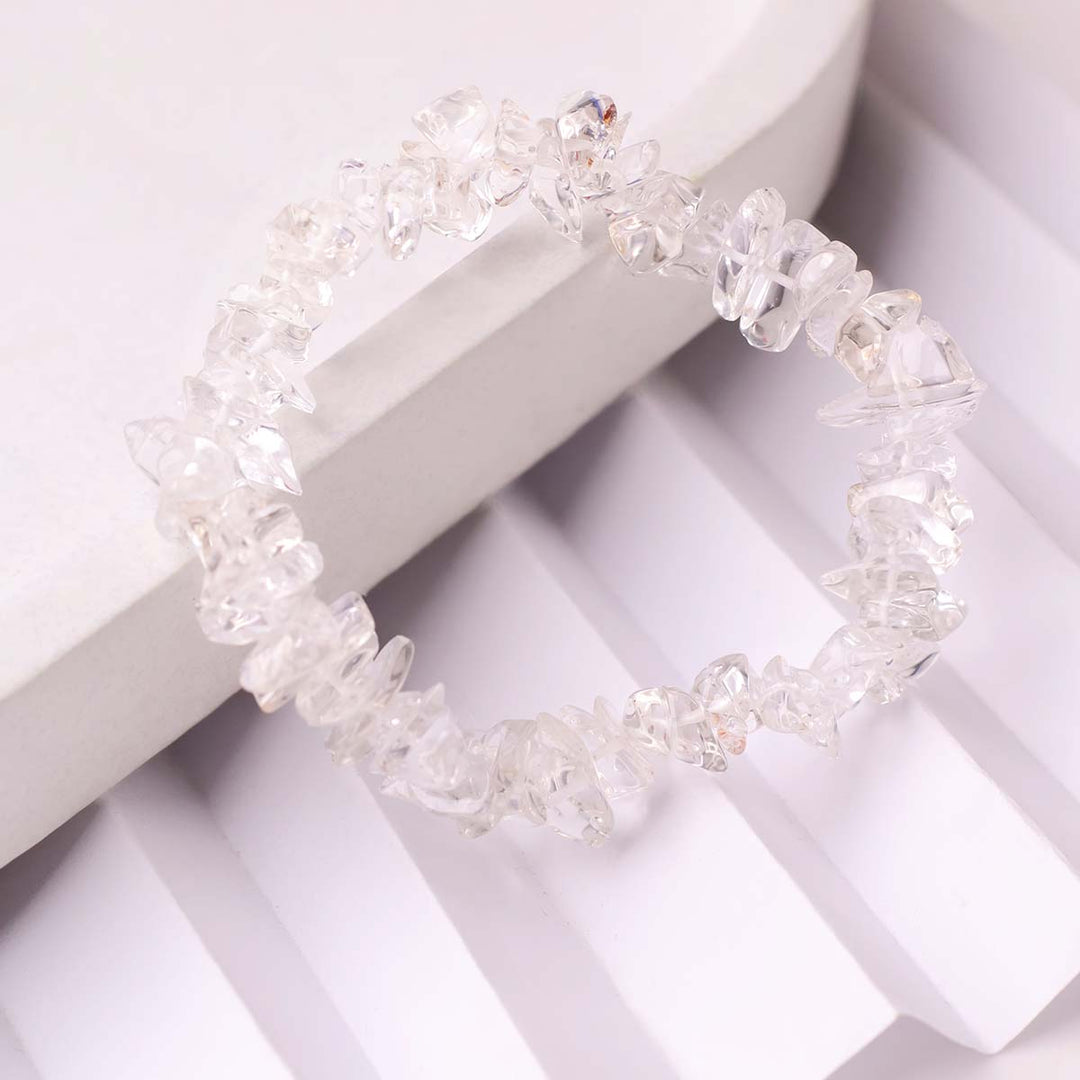 Clear Quartz Chips Bracelet