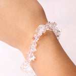 Load image into Gallery viewer, Clear Quartz Chips Bracelet
