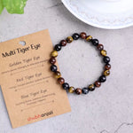 Load image into Gallery viewer, Customized Bracelet for Multi Tiger Eye Courage Intention
