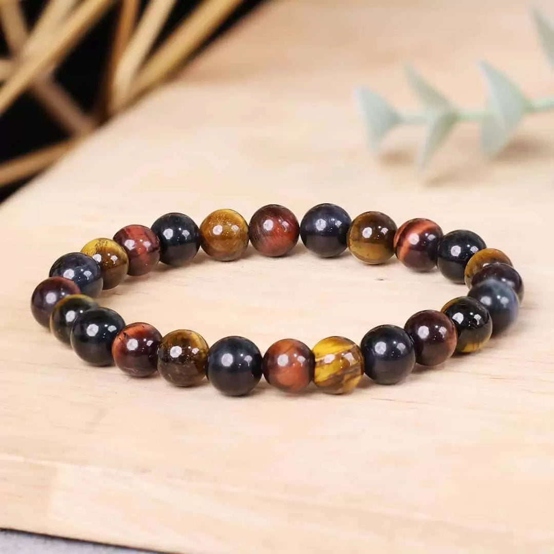 Customized Bracelet for Multi Tiger Eye Courage Intention