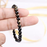 Load image into Gallery viewer, Golden Sheen Obsidian Bracelet
