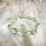 Load image into Gallery viewer, Green Amethyst Tumbled Bracelet
