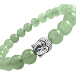 Load image into Gallery viewer, Green Aventurine Buddha Bracelet
