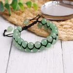 Load image into Gallery viewer, Green Aventurine Thread Bracelet
