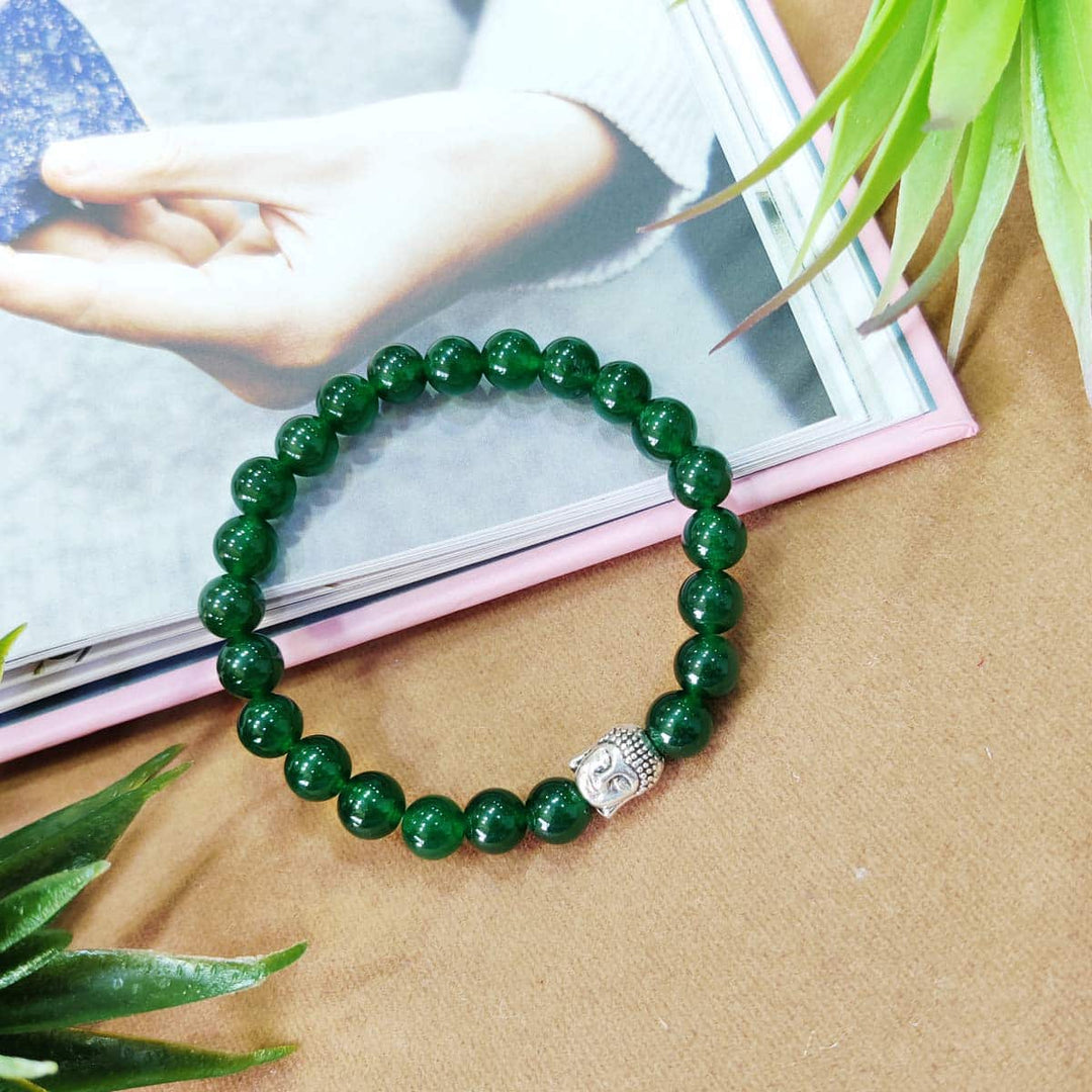 Green Jade Buddha Bracelet