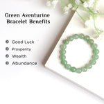 Load image into Gallery viewer, Green Aventurine Round Beads Bracelet

