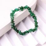 Load image into Gallery viewer, Green Jade Chip Bracelet
