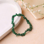 Load image into Gallery viewer, Green Jade Chip Bracelet
