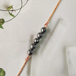 Load image into Gallery viewer, Five Beads Chain Bracelet
