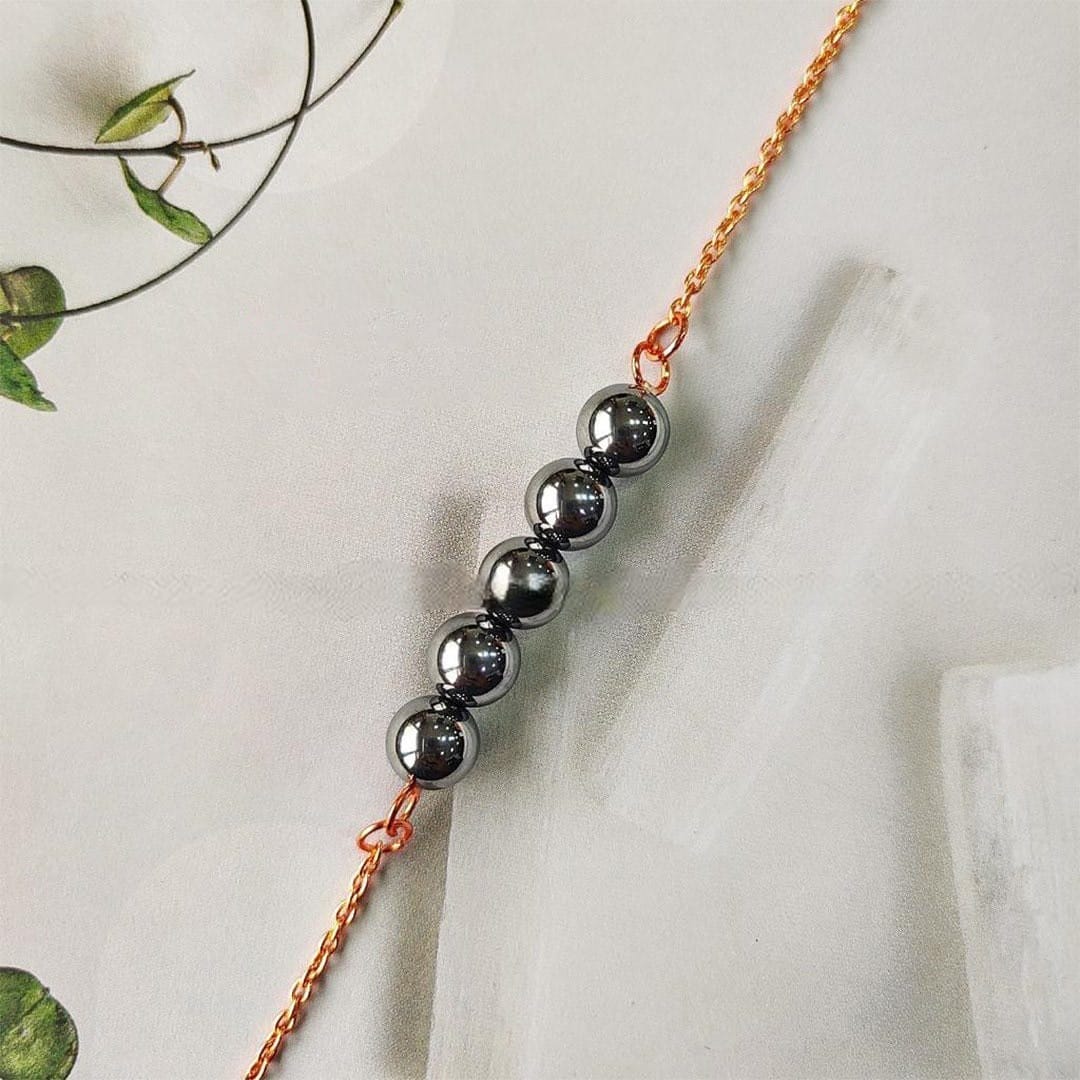 Five Beads Chain Bracelet