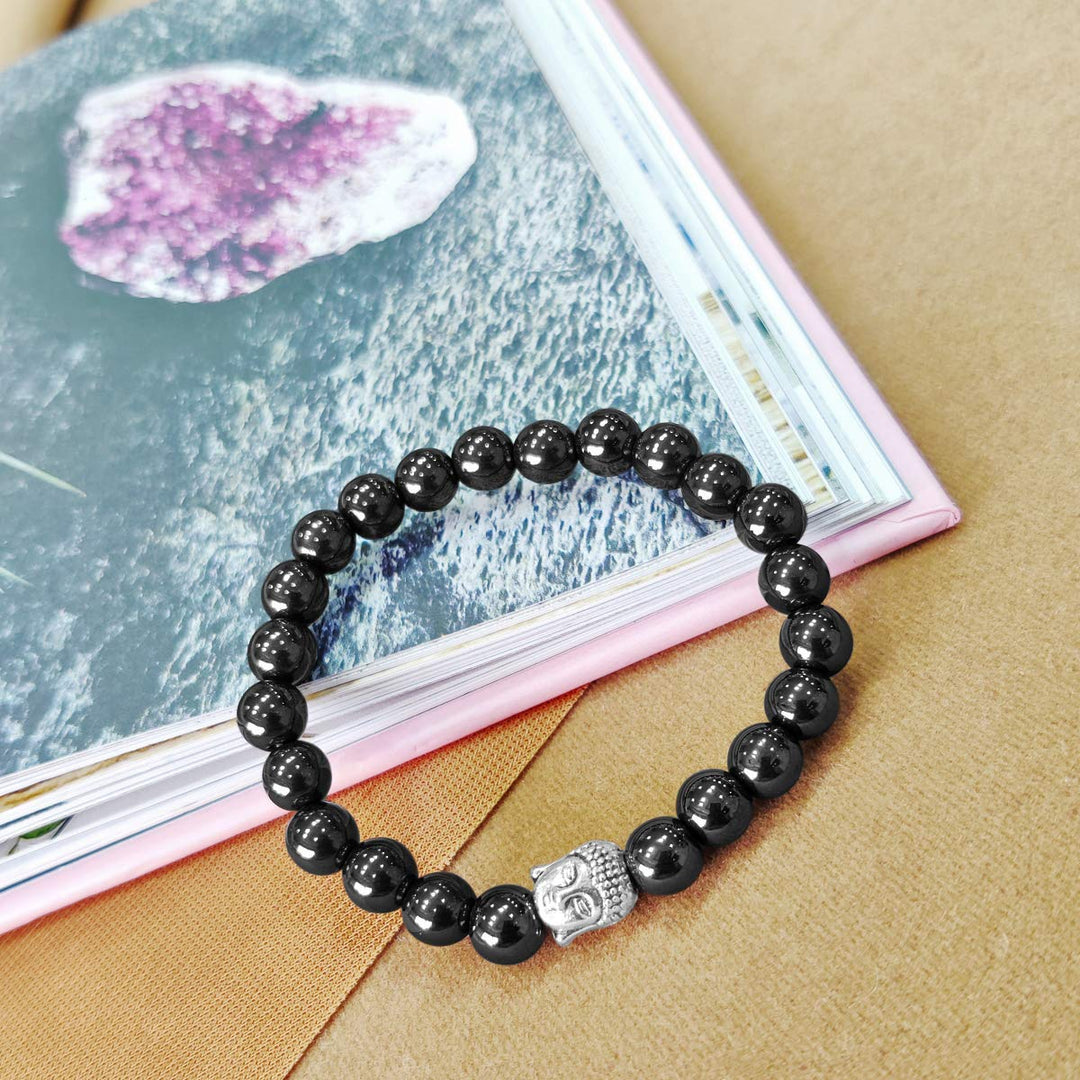 Hematite Buddha Bracelet