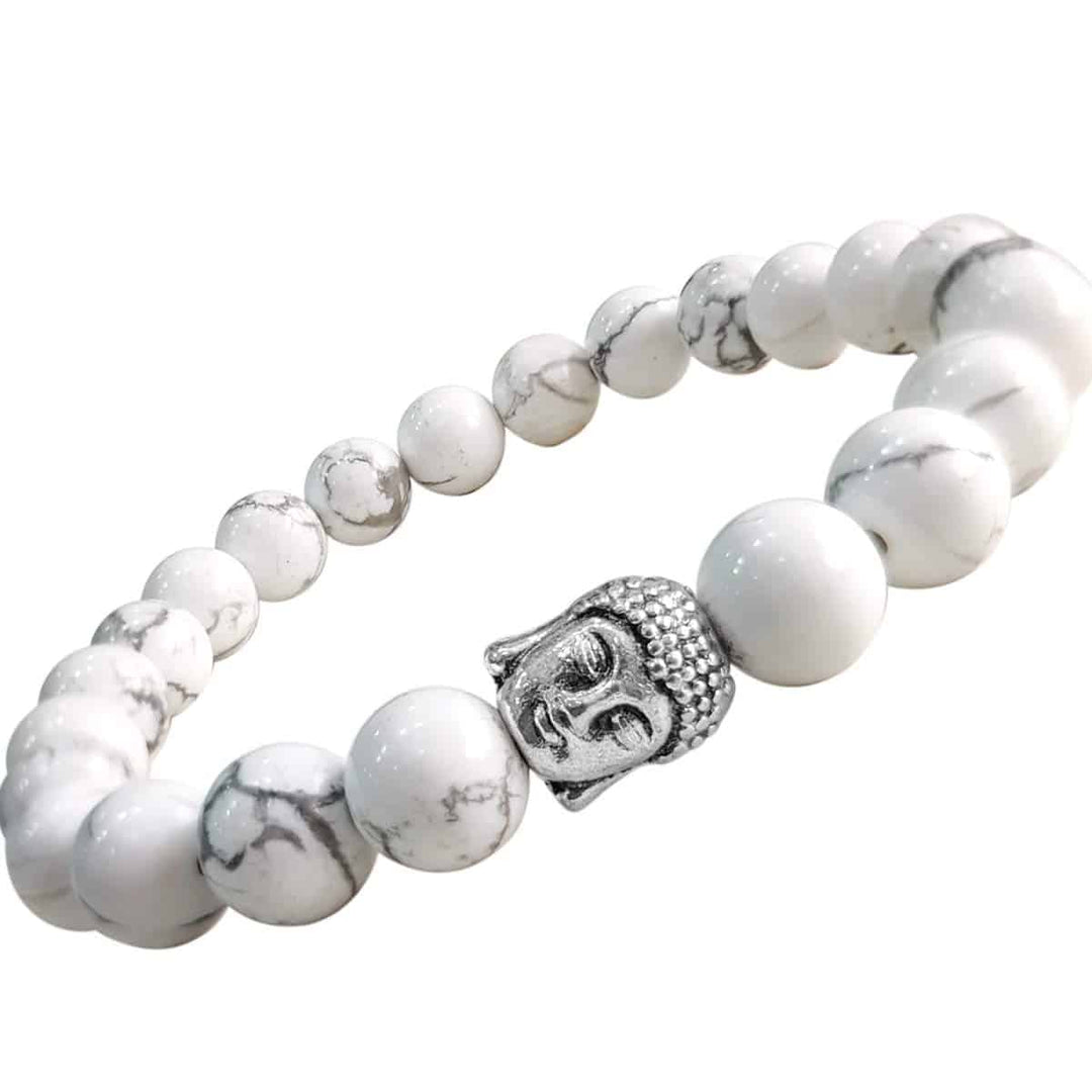 Howlite Buddha Bracelet