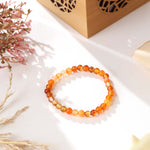 Load image into Gallery viewer, Red Carnelian Bracelet