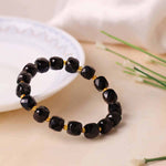 Load image into Gallery viewer, Black Tourmaline Box Faceted Bracelet
