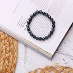 Load image into Gallery viewer, Blue Tiger Eye Bracelet - 8mm
