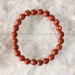 Load image into Gallery viewer, Red Jasper Faceted Elastic Bracelet 8mm
