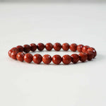 Load image into Gallery viewer, Red Jasper Faceted Elastic Bracelet 8mm
