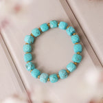 Load image into Gallery viewer, Turquoise Box Faceted Bracelet
