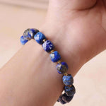 Load image into Gallery viewer, Lapis Box faceted Bracelet
