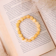 Yellow Calcite Small Tumble Bracelet