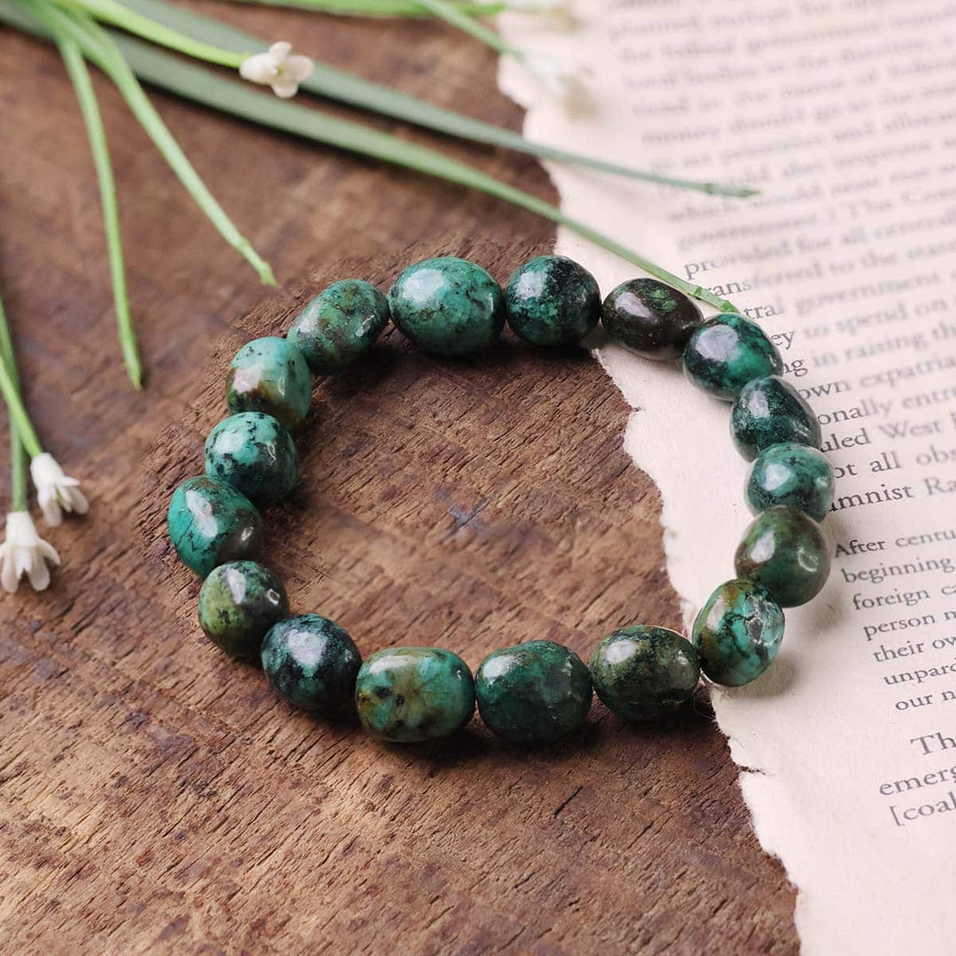 Chrysocolla Small Tumble Bracelet
