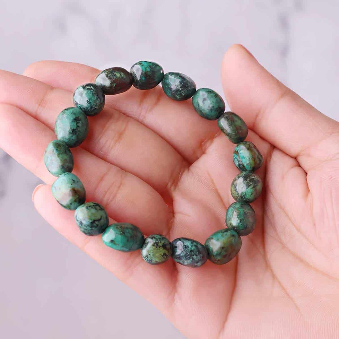 Chrysocolla Small Tumble Bracelet