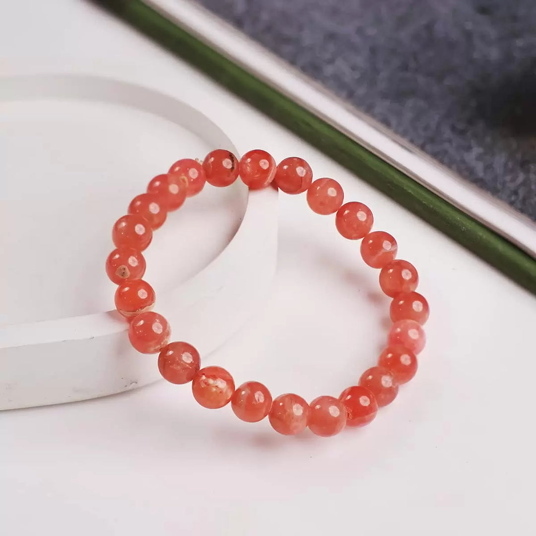 Jelly Rhodochrosite Bracelet