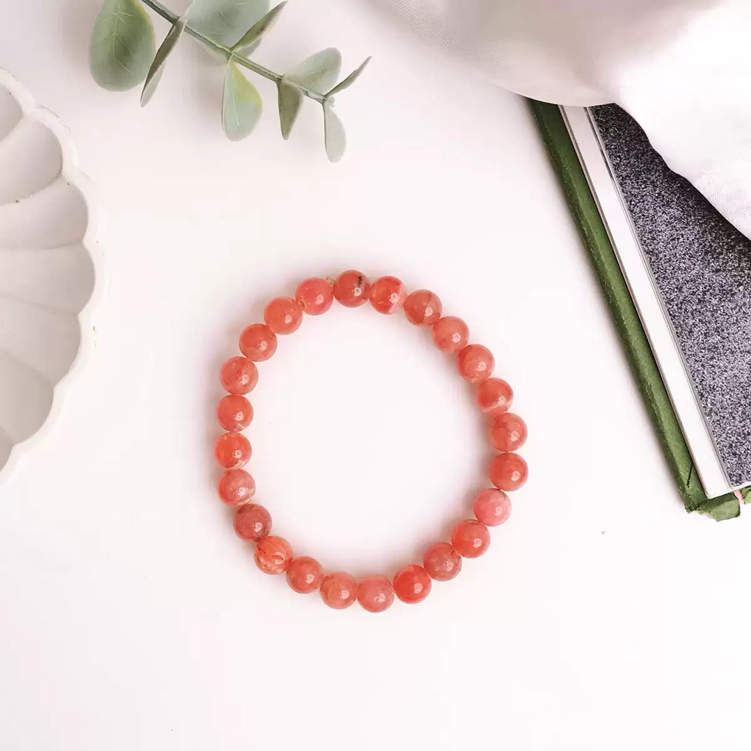 Jelly Rhodochrosite Bracelet