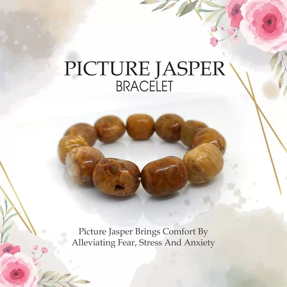 Picture Jasper Tumble Bracelet