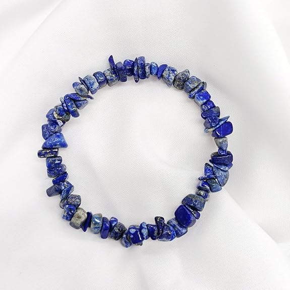 Lapis Lazuli Chips Elastic Bracelet