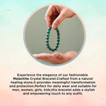Load image into Gallery viewer, Malachite Round Beads Bracelet
