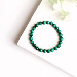 Load image into Gallery viewer, Malachite Round Beads Bracelet
