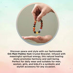 Load image into Gallery viewer, Om Mani Padme Hum Bracelet In Round Beads
