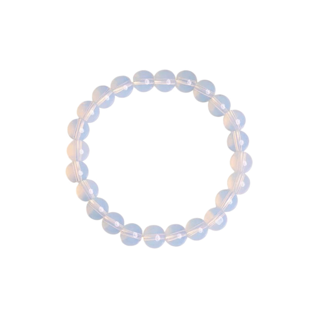 Opalite Round Beads Bracelet