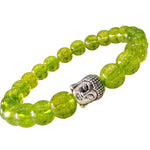 Load image into Gallery viewer, Peridot Buddha Bracelet

