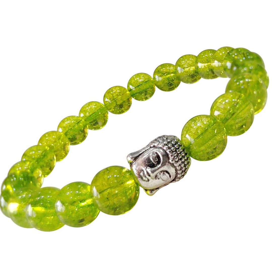 Peridot Buddha Bracelet