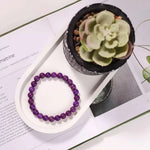 Load image into Gallery viewer, Phosphosiderite Round Beads Bracelet

